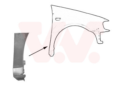 VAN WEZEL Kotflügel