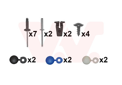 VAN WEZEL Montagesatz, Stoßfänger