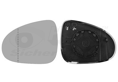 VAN WEZEL Spiegelglas, Außenspiegel