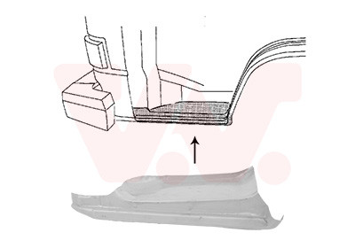 VAN WEZEL Einstiegblech