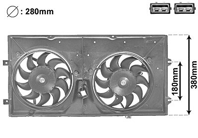 VAN WEZEL Lüfter, Motorkühlung