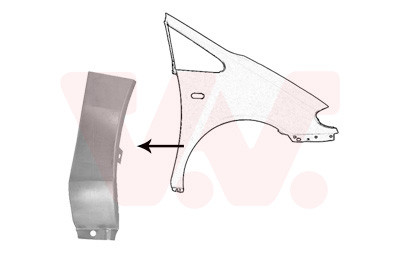 VAN WEZEL Kotflügel