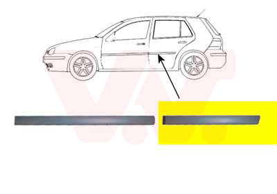 VAN WEZEL Zier-/Schutzleiste, Tür