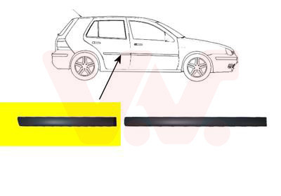VAN WEZEL Zier-/Schutzleiste, Tür