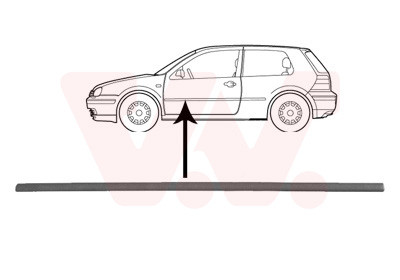 VAN WEZEL Zier-/Schutzleiste, Tür