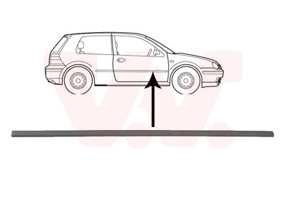 VAN WEZEL Zier-/Schutzleiste, Tür