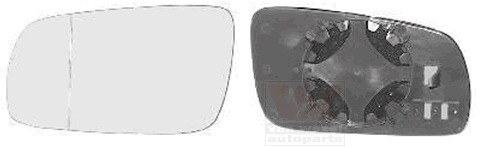 VAN WEZEL Spiegelglas, Außenspiegel