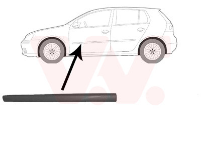 VAN WEZEL Zier-/Schutzleiste, Tür