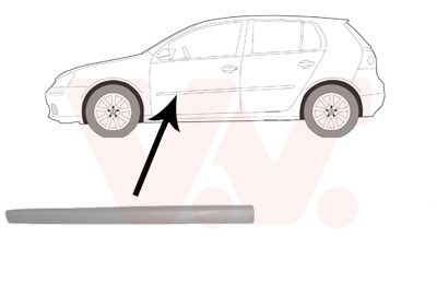VAN WEZEL Zier-/Schutzleiste, Tür