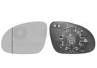 VAN WEZEL Spiegelglas, Außenspiegel