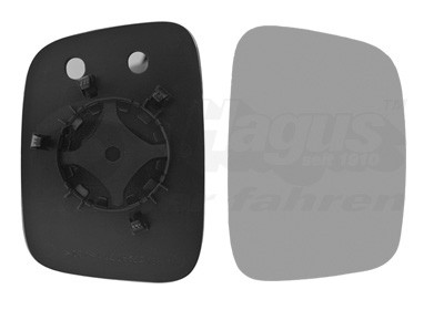 VAN WEZEL Spiegelglas, Außenspiegel