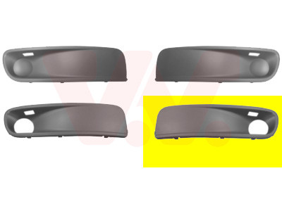 VAN WEZEL Lüftungsgitter, Stoßfänger