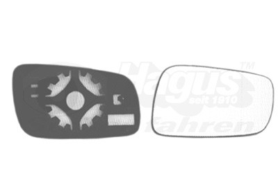 VAN WEZEL Spiegelglas, Außenspiegel