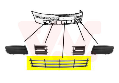 VAN WEZEL Lüftungsgitter, Stoßfänger