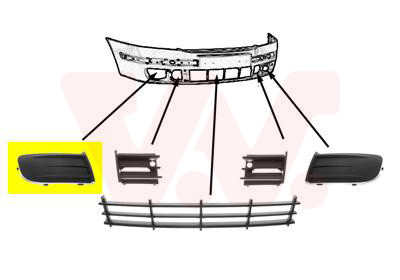 VAN WEZEL Lüftungsgitter, Stoßfänger