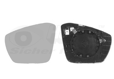 VAN WEZEL Spiegelglas, Außenspiegel