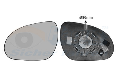 VAN WEZEL Spiegelglas, Außenspiegel