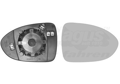 VAN WEZEL Spiegelglas, Außenspiegel