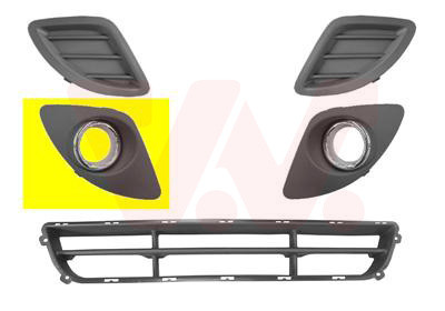 VAN WEZEL Lüftungsgitter, Stoßfänger