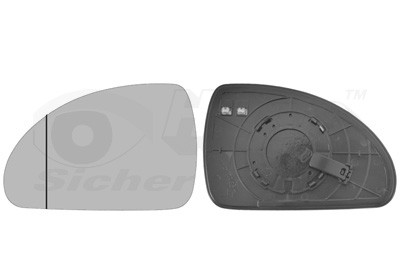 VAN WEZEL Spiegelglas, Außenspiegel