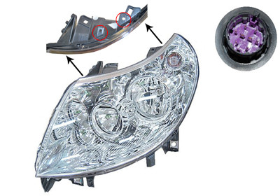 VAN WEZEL Hauptscheinwerfer