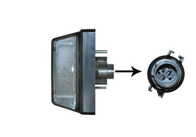 VAN WEZEL Kennzeichenleuchte