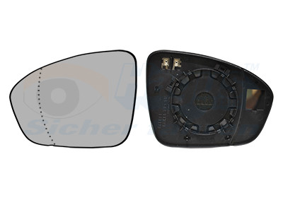 VAN WEZEL Spiegelglas, Außenspiegel