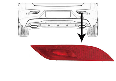 VAN WEZEL Nebelschlussleuchte
