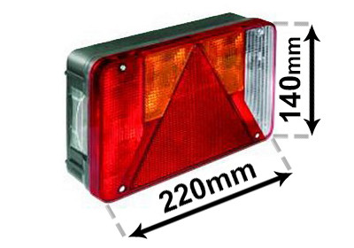 VAN WEZEL Heckleuchte