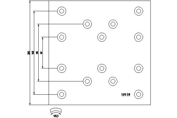 TEXTAR Bremsbelagsatz, Trommelbremse