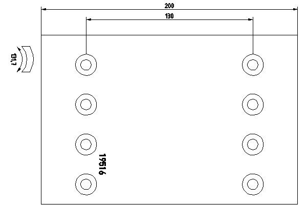 TEXTAR Bremsbelagsatz, Trommelbremse