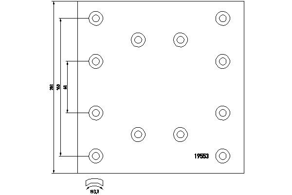 TEXTAR Bremsbelagsatz, Trommelbremse