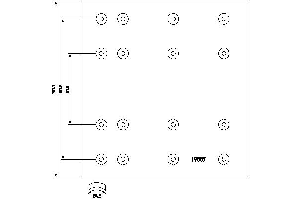 TEXTAR Bremsbelagsatz, Trommelbremse