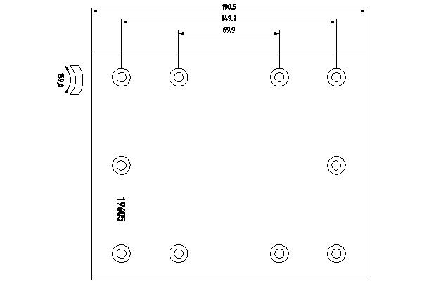 TEXTAR Bremsbelagsatz, Trommelbremse