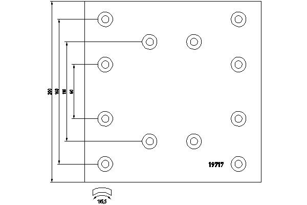 TEXTAR Bremsbelagsatz, Trommelbremse