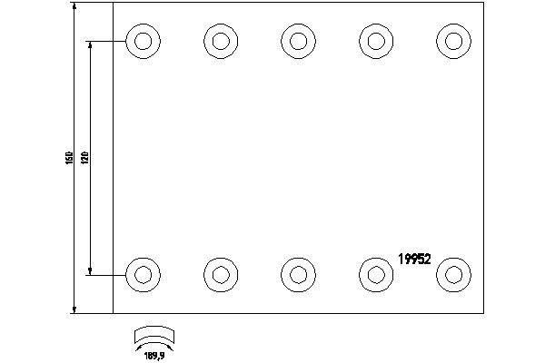 TEXTAR Bremsbelagsatz, Trommelbremse