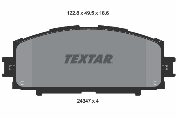 TEXTAR Bremsbelagsatz, Scheibenbremse