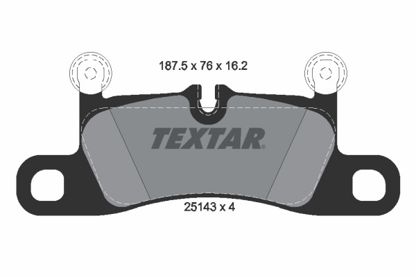 TEXTAR Bremsbelagsatz, Scheibenbremse