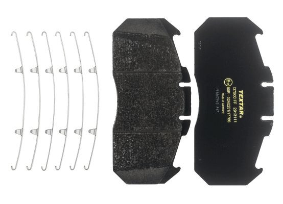 TEXTAR Bremsbelagsatz, Scheibenbremse