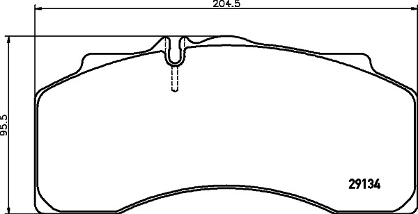 TEXTAR Bremsbelagsatz, Scheibenbremse