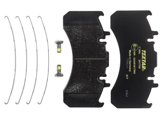 TEXTAR Bremsbelagsatz, Scheibenbremse