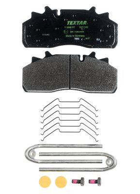TEXTAR Bremsbelagsatz, Scheibenbremse