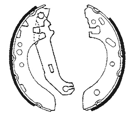 TEXTAR Bremsbackensatz