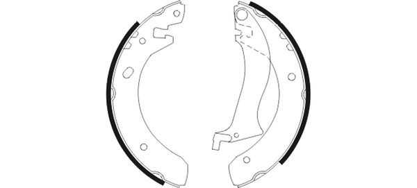 TEXTAR Bremsbackensatz