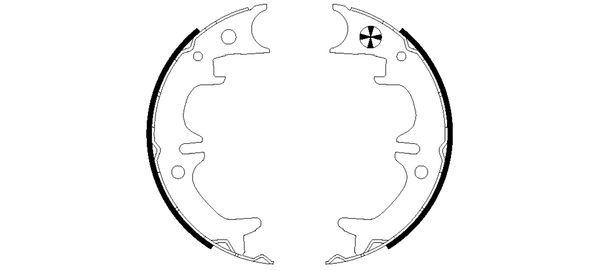 TEXTAR Bremsbackensatz, Feststellbremse