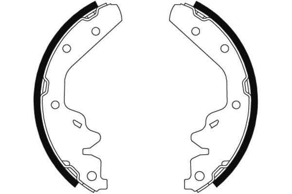 TEXTAR Bremsbackensatz