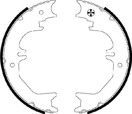 TEXTAR Bremsbackensatz, Feststellbremse