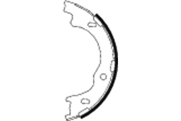 TEXTAR Bremsbackensatz, Feststellbremse