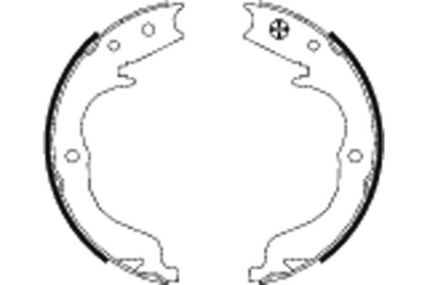 TEXTAR Bremsbackensatz, Feststellbremse