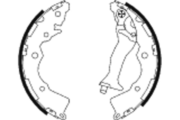 TEXTAR Bremsbackensatz